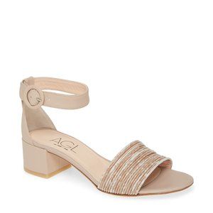 AGL Ankle Strap Sandal in VERBITO NUDE